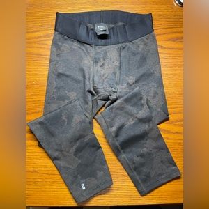 NOBULL MEN'S PLUSH HEATHER COMPRESSION TIGHT 23"